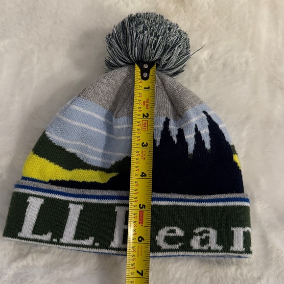 L.L.Bean Katahdin Pom Graphic Hat, Retro Mountain Graphic - Picture 8 of 8